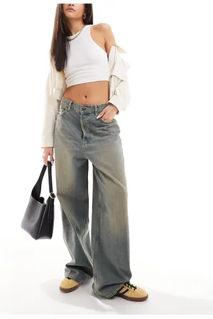 MANGO Jeans ampi lavaggio vintage