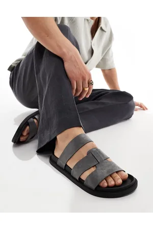 ASOS Sandali grigi in camoscio sintetico