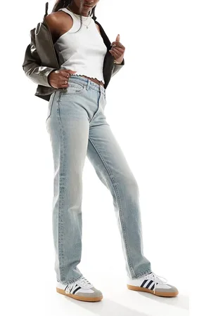 Bershka Jeans dritti lavaggio chiaro