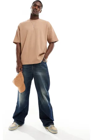 ASOS T-shirt oversize lunga testurizzata