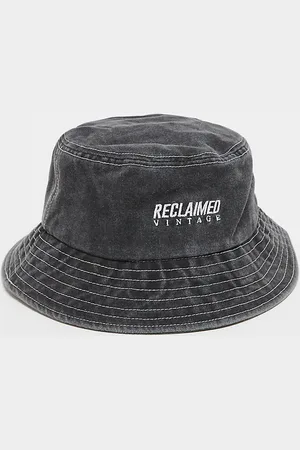 Reclaimed Cappello da pescatore unisex con logo