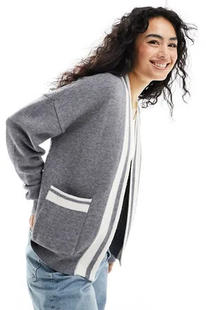 ASOS Cardigan fil-à-fil con profili a contrasto