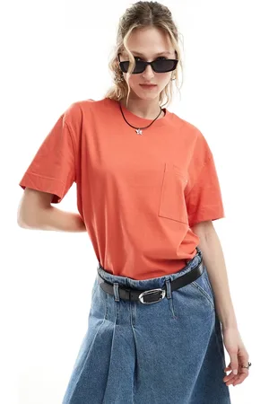 Lee T-shirt papavero con tasca con logo