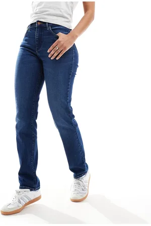 Wrangler Jeans dritti lavaggio vintage scuro