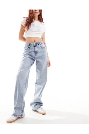 Noisy May Josie - Jeans ampi a vita alta lavaggio chiaro