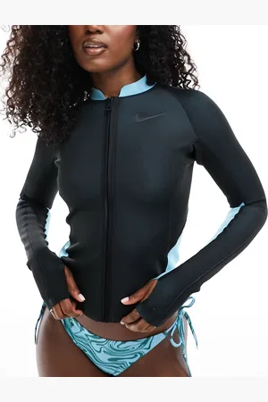 Nike Fusion Open Swimming - Top a maniche lunghe double-face con zip