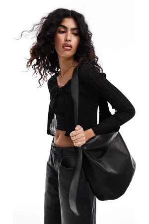 ONLY Cardigan con cuciture ampie e laccio sul davanti