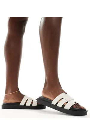 Schuh Timmy - Sandali bassi écru effetto coccodrillo