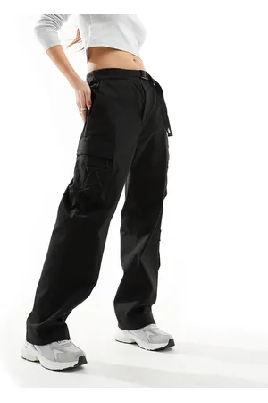 The North Face Tonegawa - Pantaloni cargo ampi neri con cintura