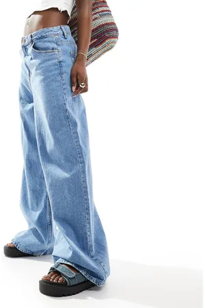 Bershka Jeans a fondo ampio chiaro