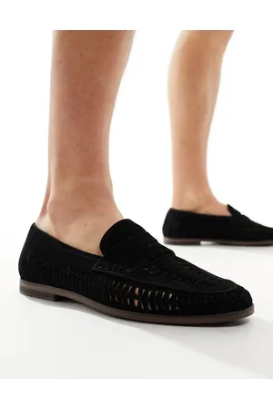 Schuh Reem - Mocassini intrecciati neri