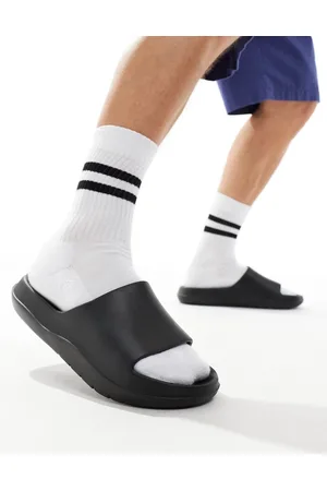 ASOS Sliders nere con suola spessa