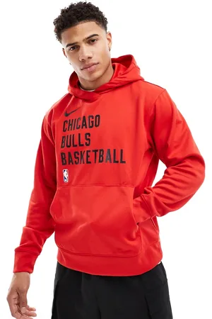 Nike NBA Chicago Bulls Spotlight - Felpa con cappuccio rossa
