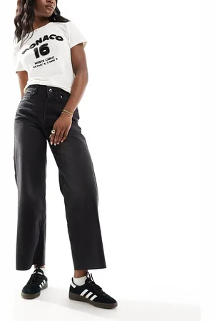 ASOS Jeans cropped ampi slavato