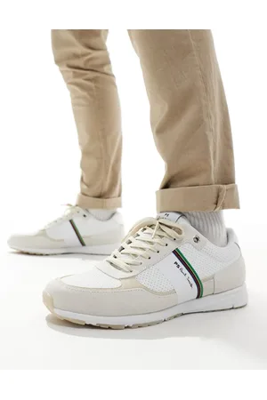 Paul Smith Paul Smith - Huey - Sneakers color crema con striscia laterale con logo