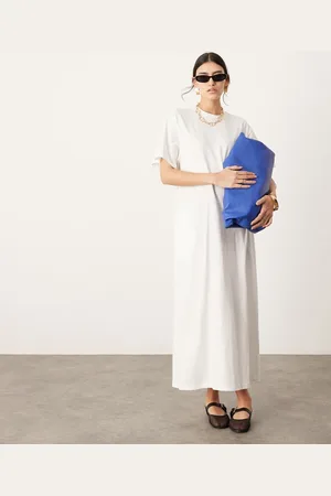 ASOS Vestito T-shirt lungo premium con tasche