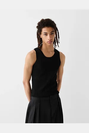 Bershka Collection - Canotta in maglia nera