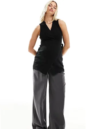 Cotton On Cotton On Maternity - Canotta in maglia a coste a portafoglio