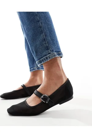Stradivarius Ballerine nere in rete