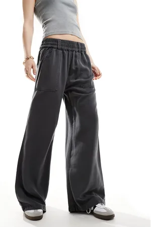 ASOS Pantaloni multitasche nero slavato
