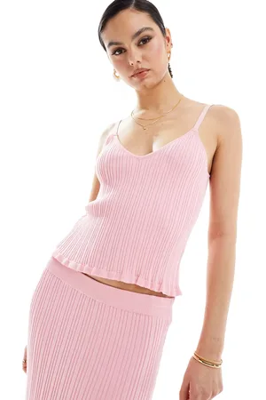 ASOS Canotta in maglia con scollo a V