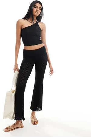 Miss Selfridge Pantaloni a zampa all
