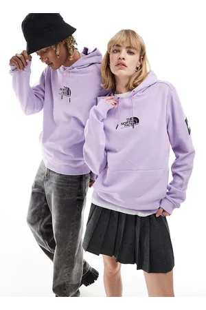 The North Face NSE Alpine - Felpa con cappuccio lilla con logo