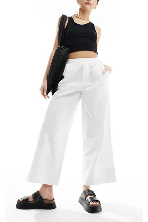 ASOS Pantaloni culotte bianchi