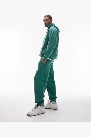 Topman Joggers oversize sportivi verdi lavaggio vintage