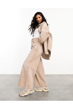 ASOS ASOS DESIGN - Weekend Collective - Joggers con fondo ampio lavaggio acido