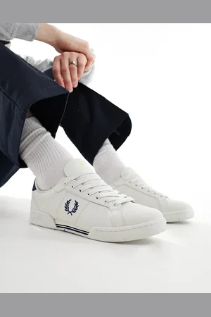 Fred Perry B722 - Sneakers in pelle bianche e blu