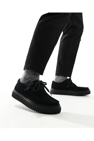 Clarks Torhill Lo - Scarpe in pelle scamosciata nere
