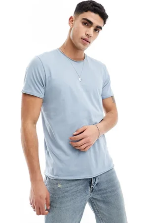 Brave Soul T-shirt con bordi grezzi acciaio