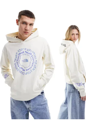 The North Face NSE - Felpa con cappuccio sporco con grafica del logo