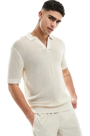Calvin Klein Lifestyle - Polo traforata beige