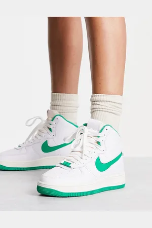 Nike Air Force 1 Sculpt - Sneakers alte bianche e verdi