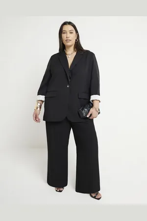 River Island Pantaloni ampi neri