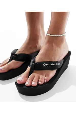 Calvin Klein Sandali imbottiti con zeppa multicolore