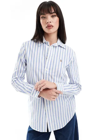 Ralph Lauren Camicia Oxford a righe con logo