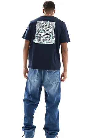 Timberland T-shirt oversize con logo mimetico sul retro - In esclusiva per ASOS