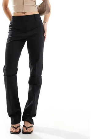 MANGO Pantaloni sartoriali slim taglio lungo neri