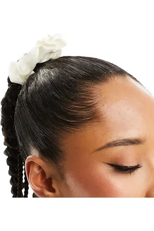 True Decadence Elastico per capelli in raso a forma di rosa