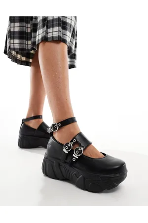 Koi Footwear Koi - Seraphon Mystic - Scarpe nere con fibbie e suola spessa