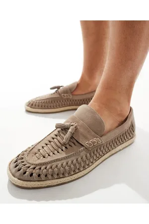 River Island Mocassini stile espadrilles color pietra
