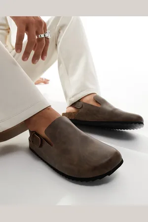 ASOS Sabot stile zoccolo marroni con fibbie