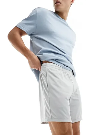 ASOS Pantaloncini sportivi in rete di poliestere argento