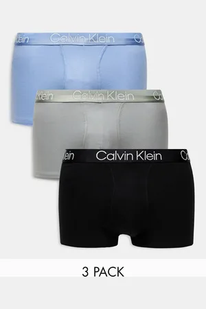 Calvin Klein Modern Structure - Confezione da 3 boxer aderenti in cotone