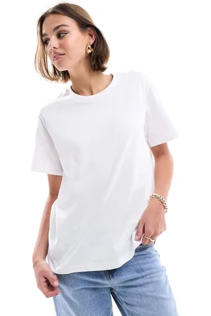 ASOS T-shirt bianca pesante vestibilità classica