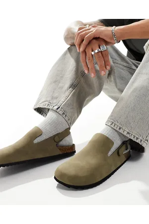 ASOS Sabot stile zoccolo kaki con fibbie