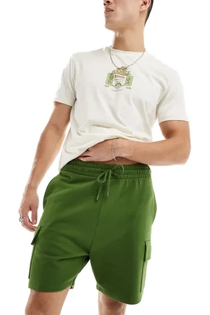 ASOS Pantaloncini cargo slim verdi